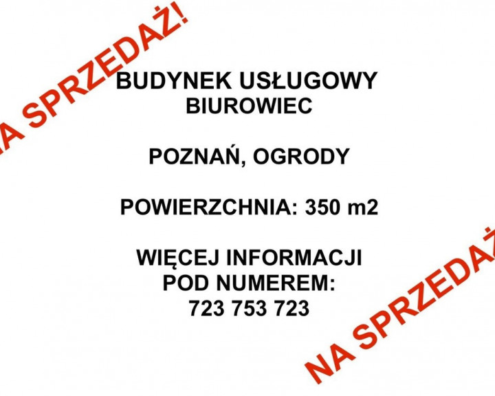 Lokal Sprzedaż Poznań Poznań-Jeżyce